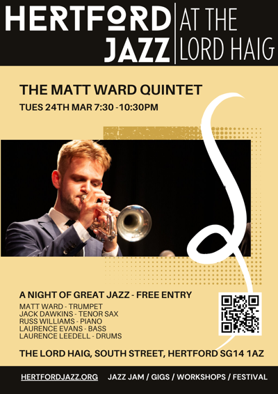 JAZZ AT THE LORD HAIG, HERTFORD