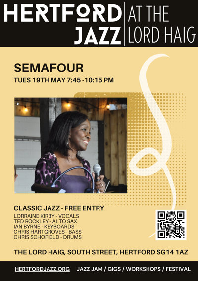 JAZZ AT THE LORD HAIG, HERTFORD