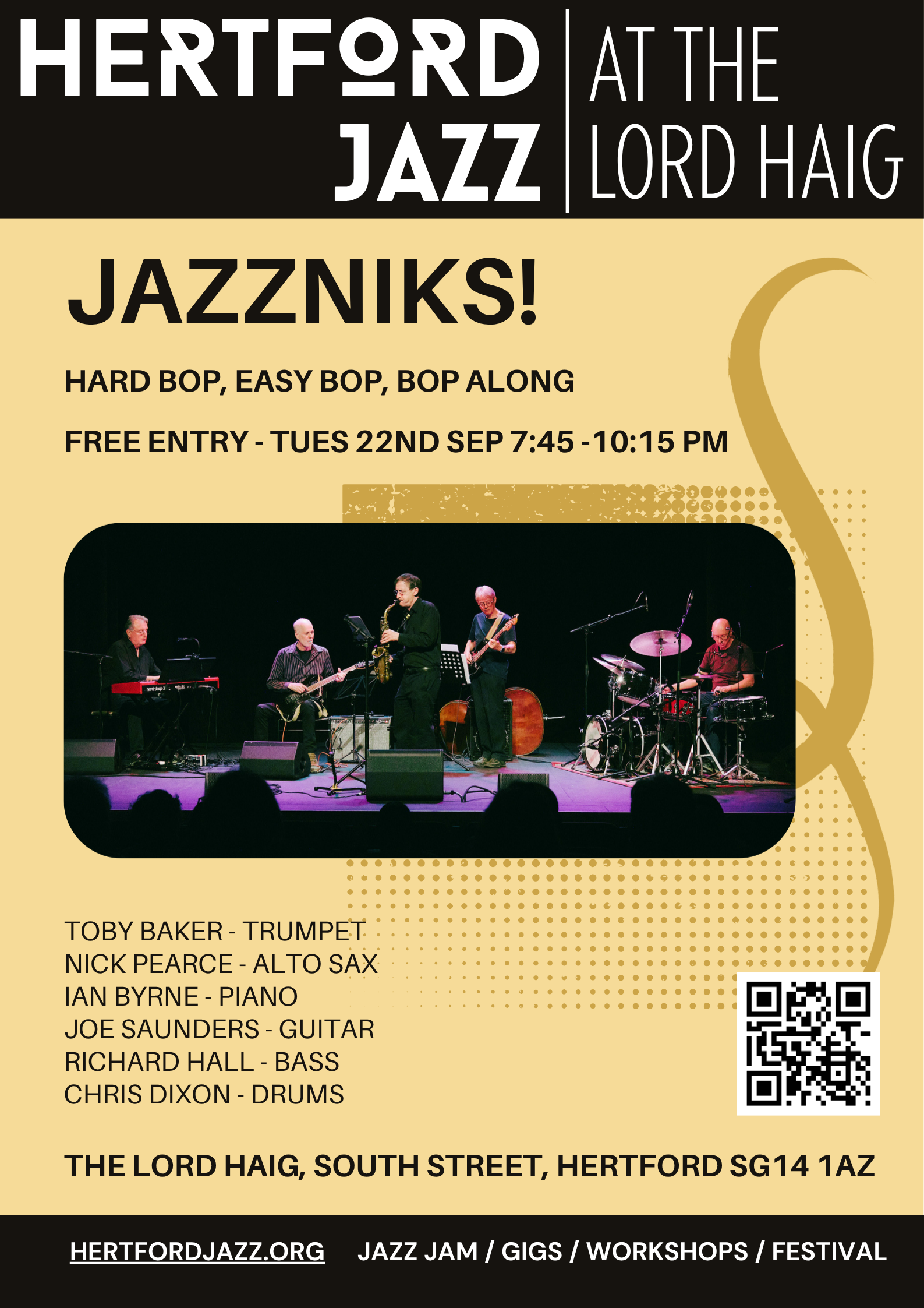 JAZZ AT THE LORD HAIG, HERTFORD