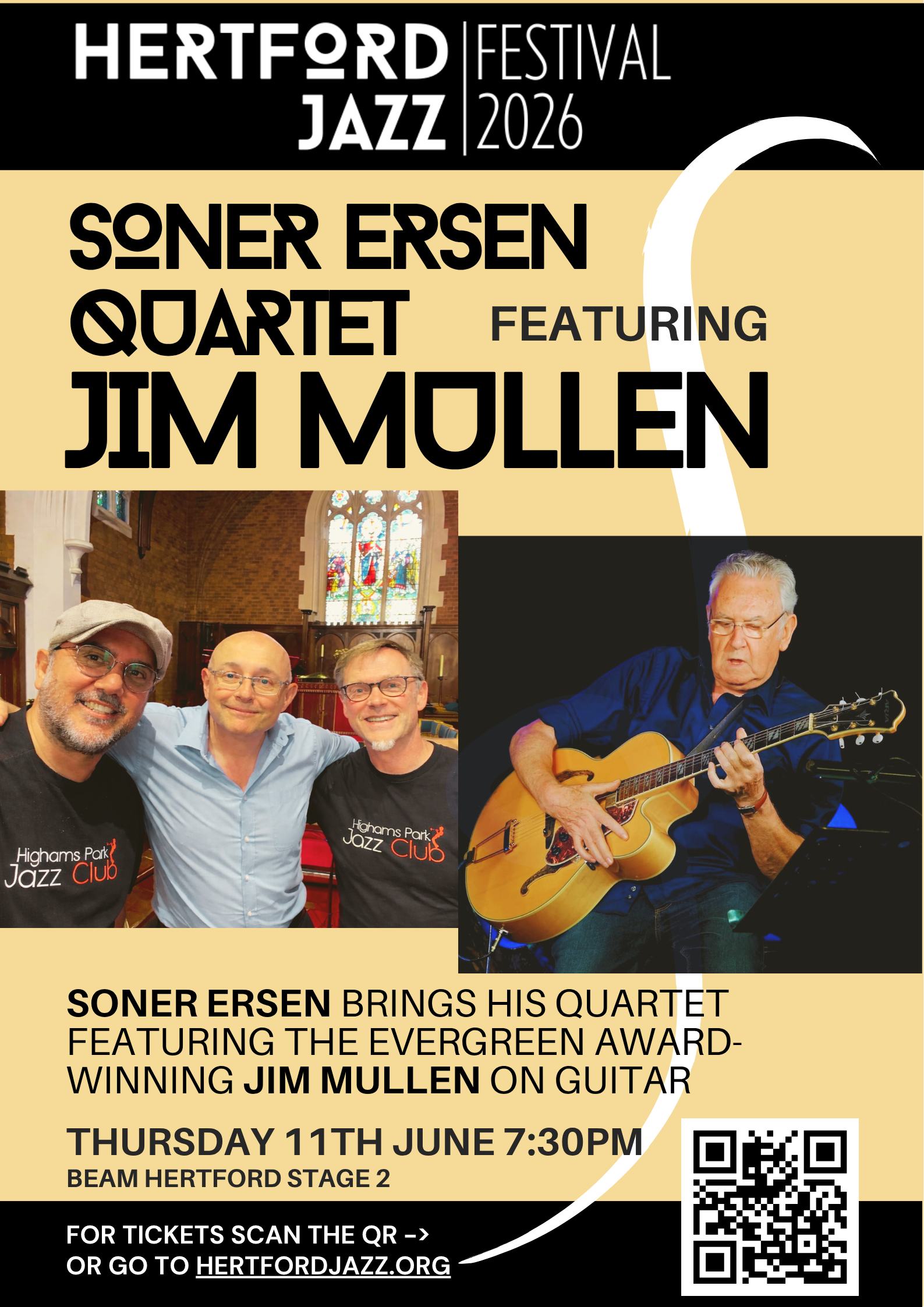 SONER ERSEN QUARTET featuring  JIM MULLEN