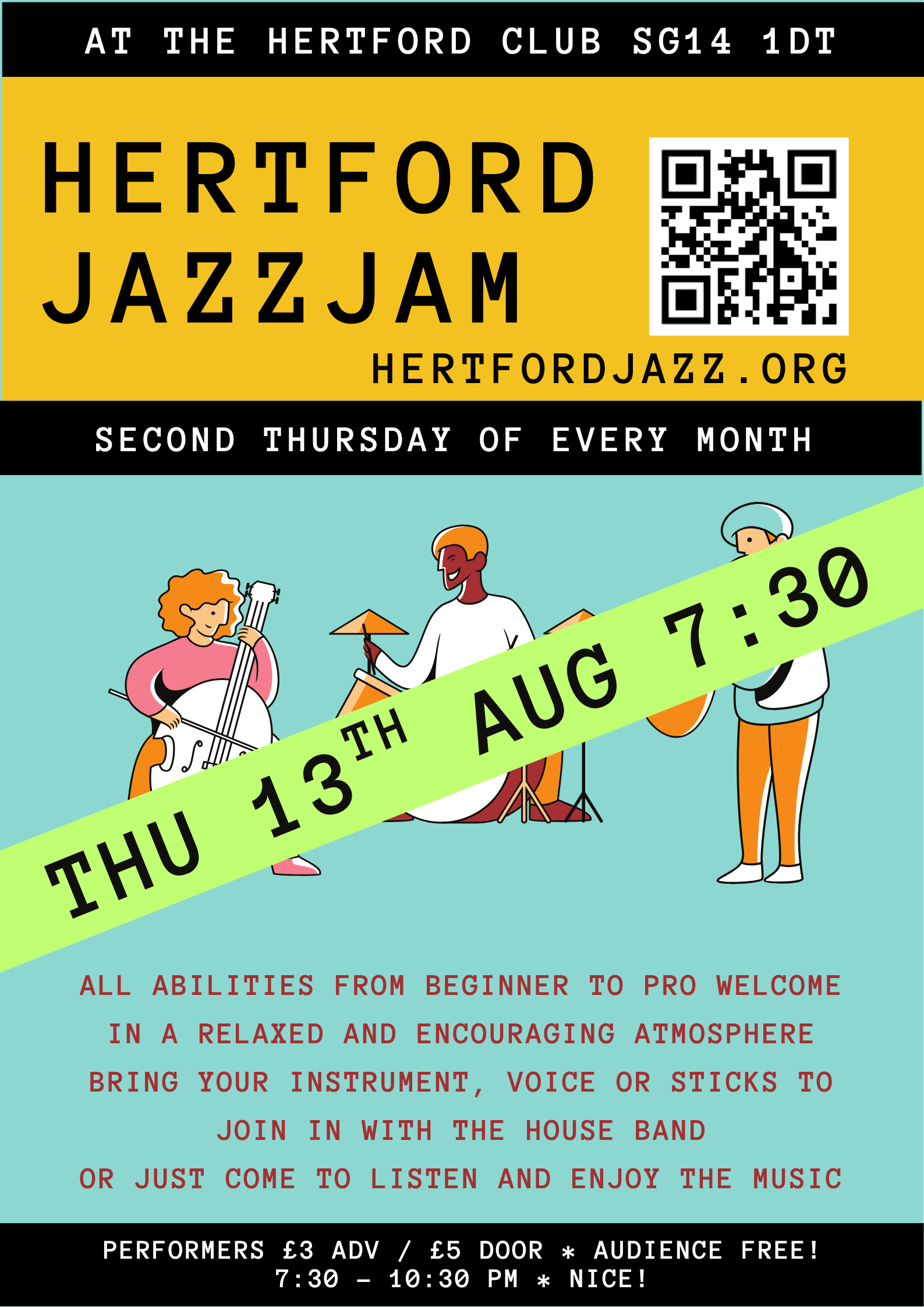 HERTFORD JAZZ JAM - AUGUST