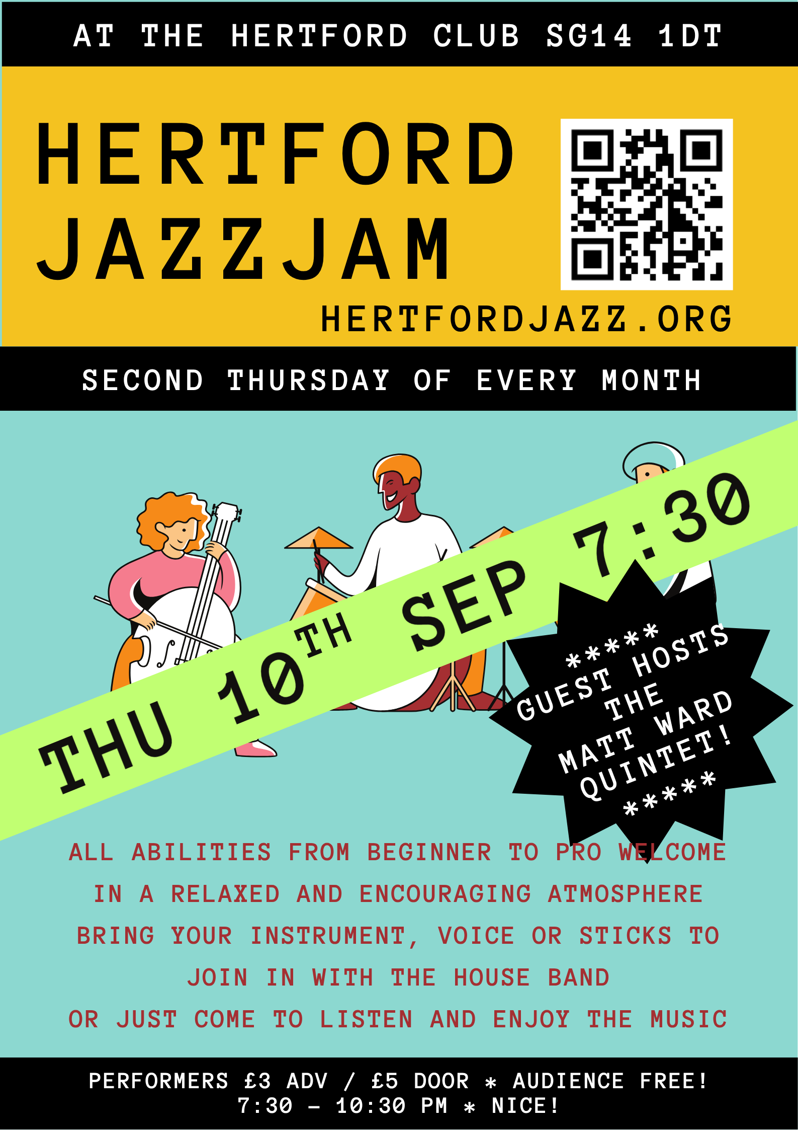 HERTFORD JAZZ JAM -  SEPTEMBER