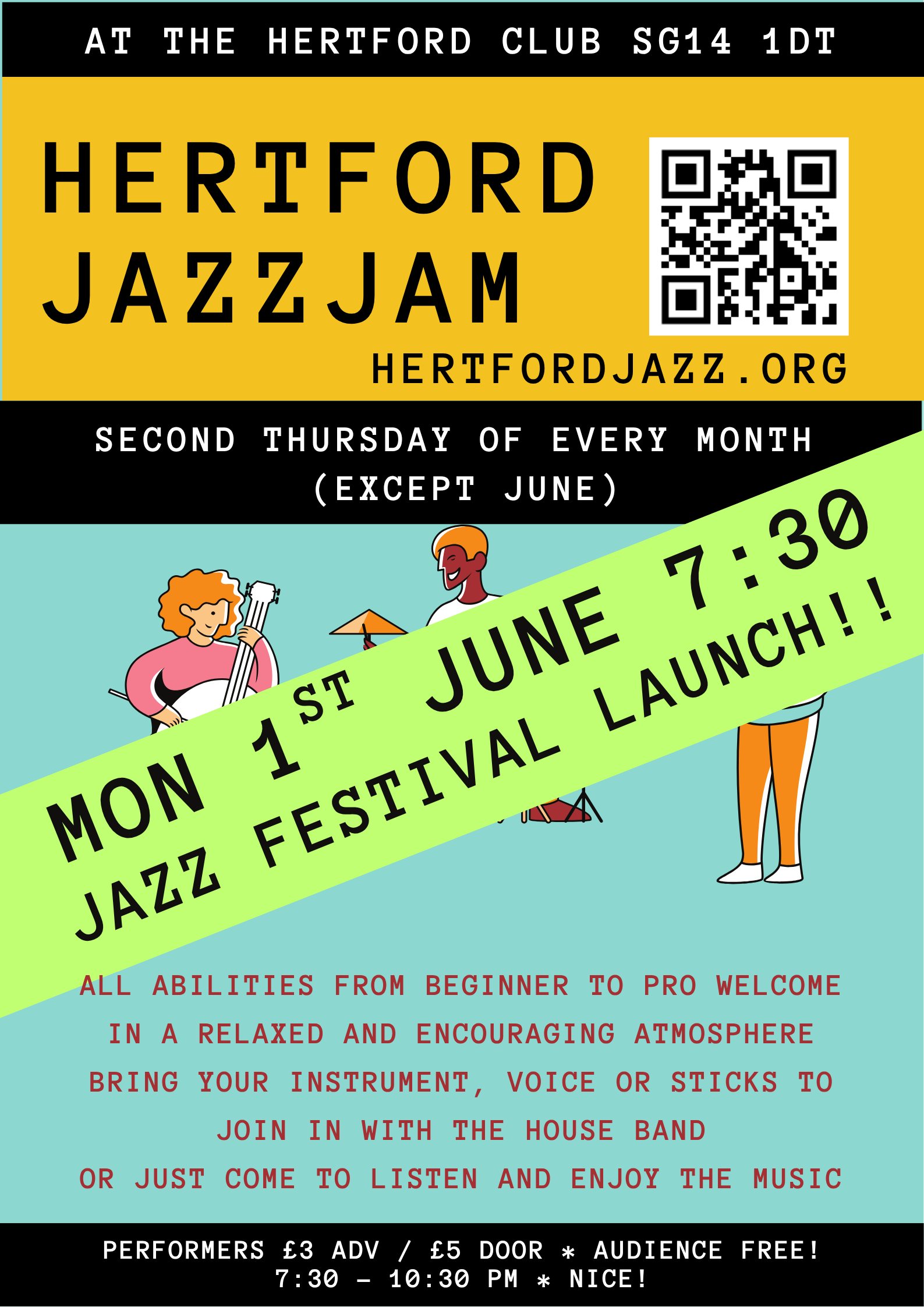 HERTFORD JAZZ JAM - JUNE