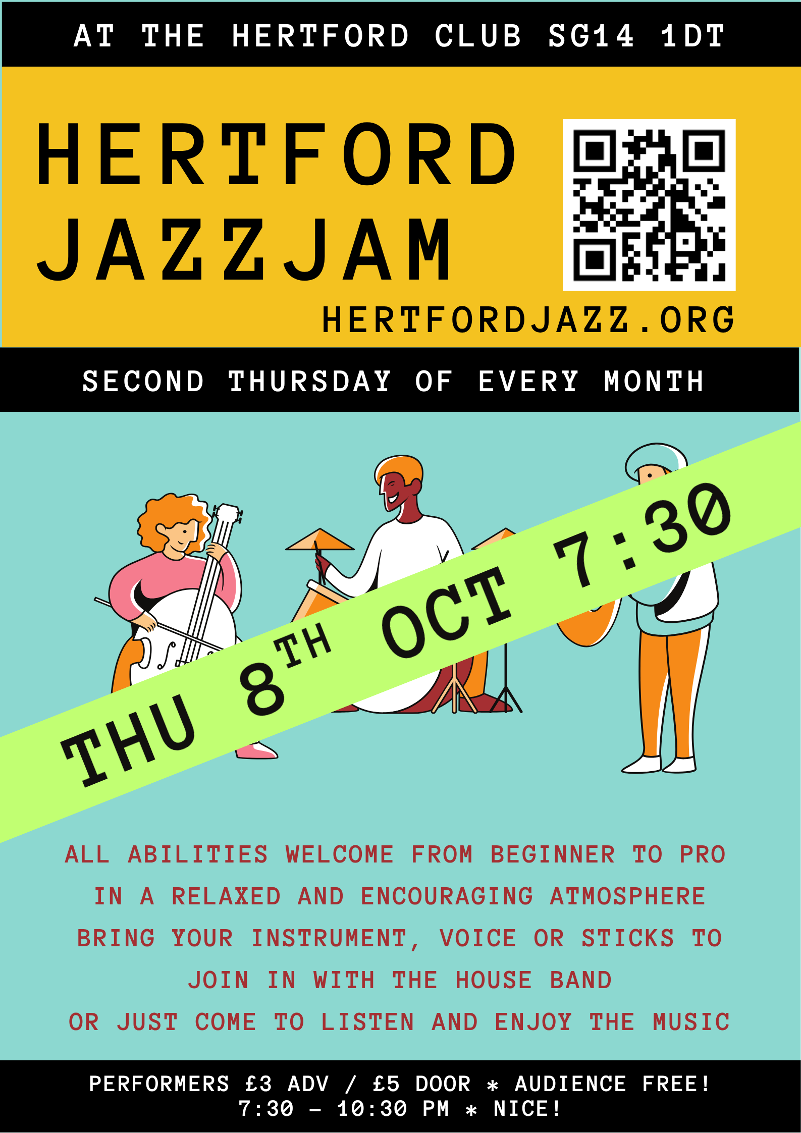 HERTFORD JAZZ JAM - OCTOBER